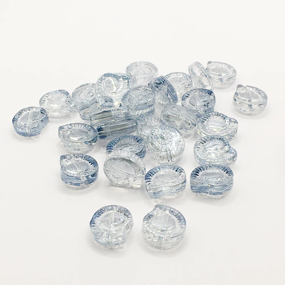 30Pcs Glass Smooth Beads Snail-Shaped 11X12MM Matte Crystal Glass Pendant for DIY Making Crafts Metrial Jewelry Necklace Earing
30Pcs Glass Smooth Beads Snail-Shaped 11X12MM Matte Crystal Glass Pendant for DIY Making Crafts Metrial Jewelry Necklace Earing
