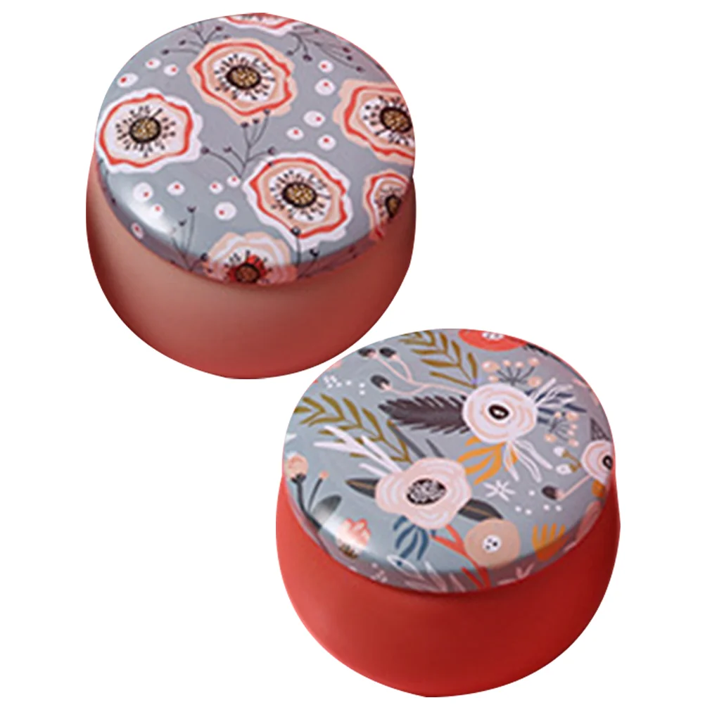 2 Pcs Tinplate Candy Box Loose Tea Jars Lid Food Containers Coffee Beans Cookie Tins Travel Small Cans
2 Pcs Tinplate Candy Box Loose Tea Jars Lid Food Containers Coffee Beans Cookie Tins Travel Small Cans