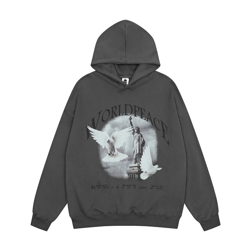 Harajuku Solid Color Letter and Character Print Terry Hooded Hoodies Men and Women Retro Hip Hop Baggy Oversized Sweatshirts
Harajuku Solid Color Letter and Character Print Terry Hooded Hoodies Men and Women Retro Hip Hop Baggy Oversized Sweatshirts