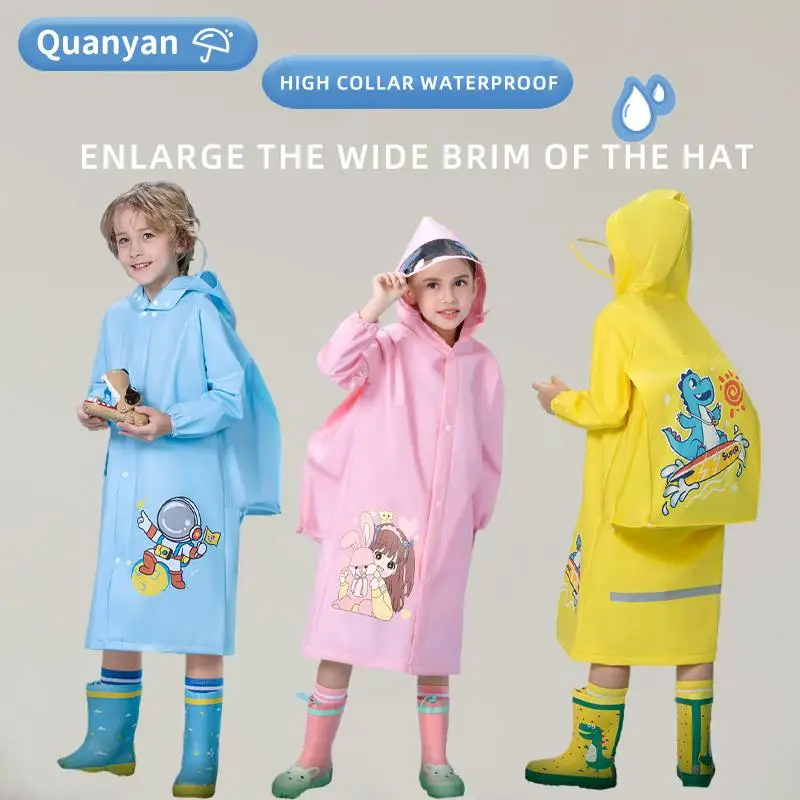 Adorable Cartoon Rain Poncho for Kindergarten Kids - Perfect Children's Raincoat for Outdoor Play
Adorable Cartoon Rain Poncho for Kindergarten Kids - Perfect Children's Raincoat for Outdoor Play