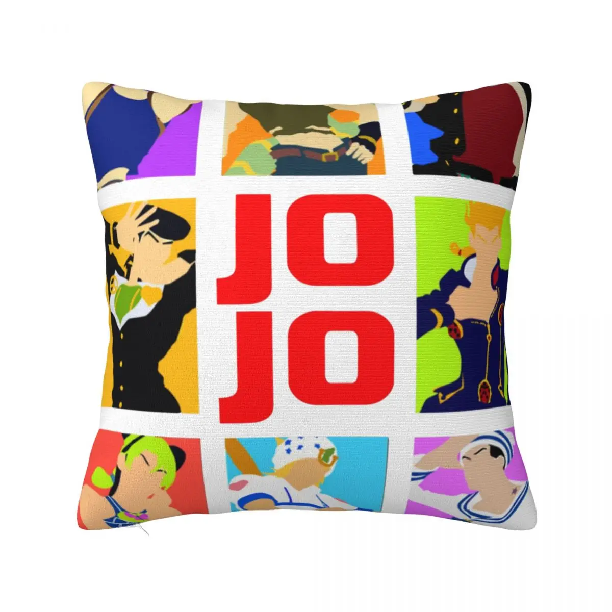 Jojo's Bizarre Adventure Pillow Case Minimalist Manga Bed Zipper Pillowcase Summer Colored Polyester Cover
Jojo's Bizarre Adventure Pillow Case Minimalist Manga Bed Zipper Pillowcase Summer Colored Polyester Cover