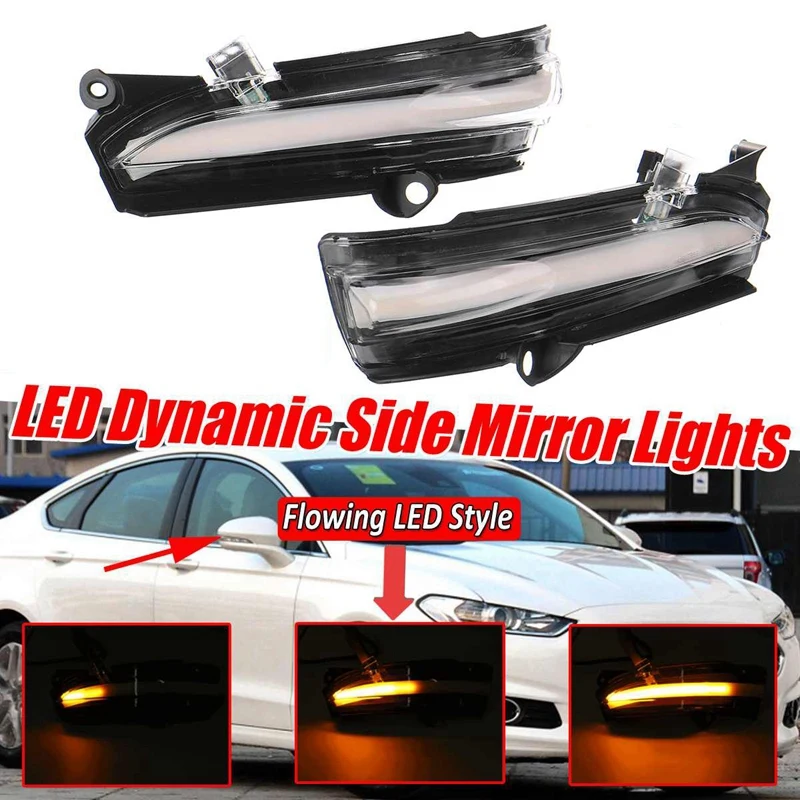 Car LED Dynamic Rear View Mirror Turn Signal Light for Ford Mondeo Fusion 2013-2018
Car LED Dynamic Rear View Mirror Turn Signal Light for Ford Mondeo Fusion 2013-2018