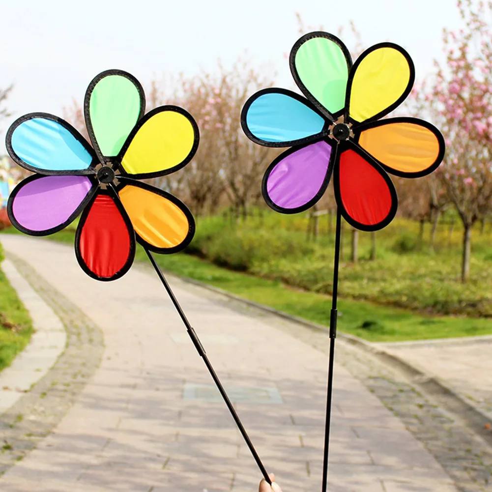 Colorful Rainbow Windmill Flower Spinner Wind Windmill Kids Toy Home Garden Decorative Yard Patio Outdoor Decor
Colorful Rainbow Windmill Flower Spinner Wind Windmill Kids Toy Home Garden Decorative Yard Patio Outdoor Decor
