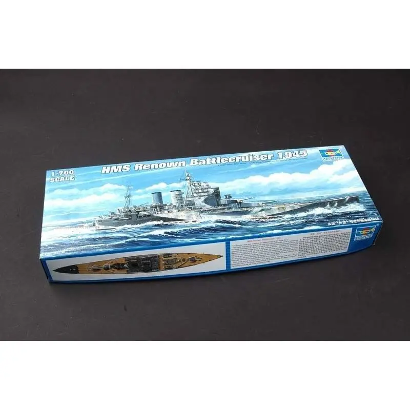 Trumpeter 05765 1/700 HMS Renown 1945 - Scale Model Kit
Trumpeter 05765 1/700 HMS Renown 1945 - Scale Model Kit