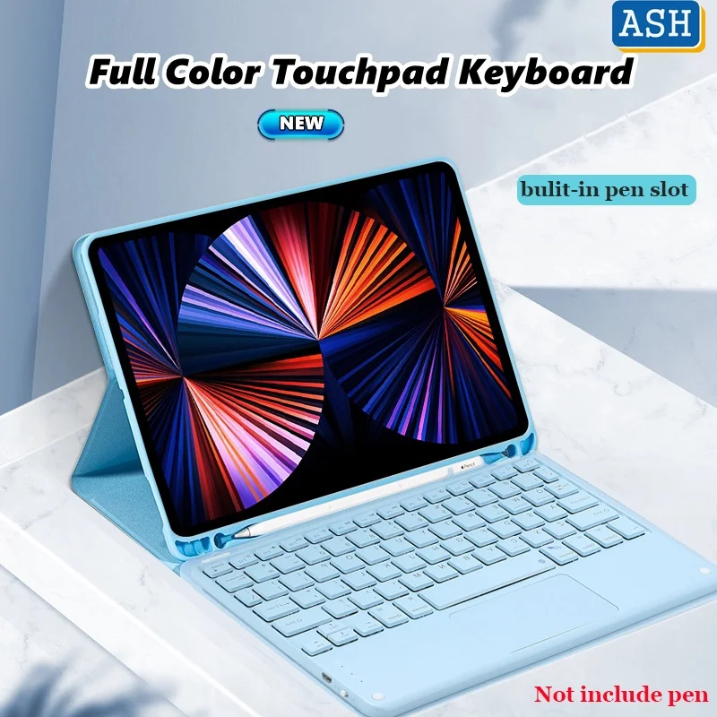 ASH for Samsung Galaxy Tab A8 10.5 2021 Tab A7 10.4 S7 S6 Lite Touchpad Wireless Bluetooth Keyboard Case Leather Cover
ASH for Samsung Galaxy Tab A8 10.5 2021 Tab A7 10.4 S7 S6 Lite Touchpad Wireless Bluetooth Keyboard Case Leather Cover