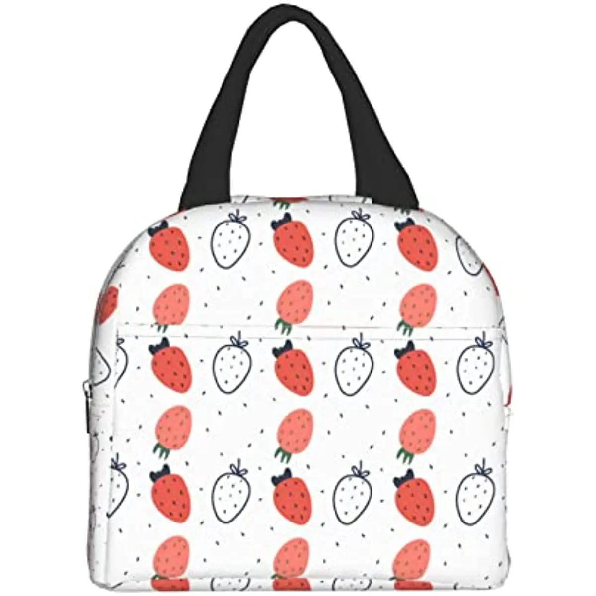 Lunch Bag Cute Strawberry Pink White Insulated Lunch Box Reusable Lunch Bags Meal Portable Container Tote for Men Women
Lunch Bag Cute Strawberry Pink White Insulated Lunch Box Reusable Lunch Bags Meal Portable Container Tote for Men Women