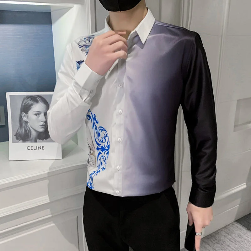 2022 Korean Brand Flower Shirt Men Print Party Shirt For Men Chemise Homme Vetement Homme Ropa De Hombre Camisa Social Masculina
2022 Korean Brand Flower Shirt Men Print Party Shirt For Men Chemise Homme Vetement Homme Ropa De Hombre Camisa Social Masculina