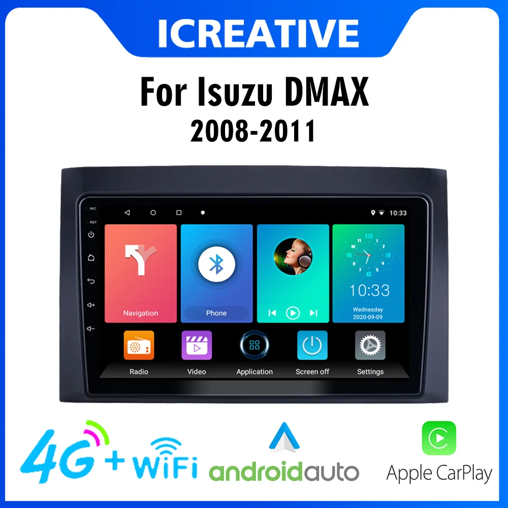 Автомагнитола 2 Din Android 4G Carplay для Isuzu DMAX 2008-2011, 9 дюймов, GPS-навигация, мультимедийный плеер
Автомагнитола 2 Din Android 4G Carplay для Isuzu DMAX 2008-2011, 9 дюймов, GPS-навигация, мультимедийный плеер