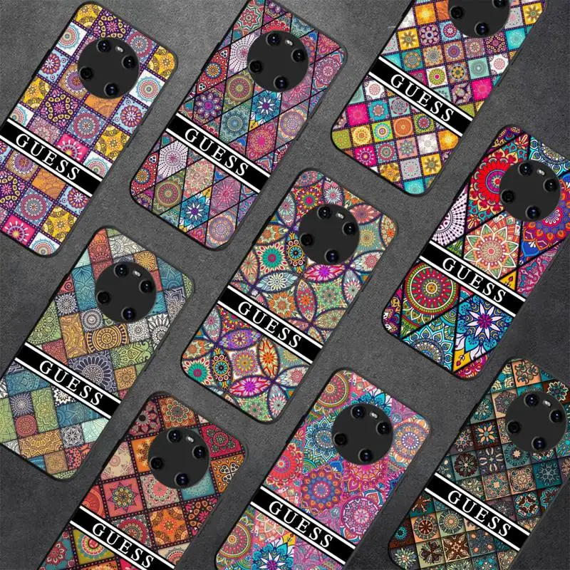 Luxury brand Guess Mandala Flower Totem Art Phone Case For Huawei Y5 Y62019 Y52018 Y92019 funda case for 9prime2019
Luxury brand Guess Mandala Flower Totem Art Phone Case For Huawei Y5 Y62019 Y52018 Y92019 funda case for 9prime2019