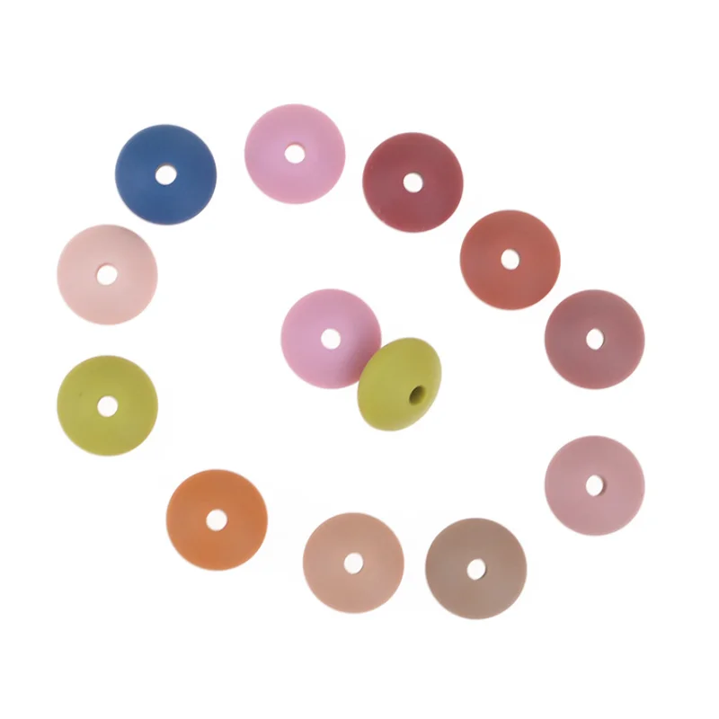 20Pcs Silicone Beads Baby 12MM Lentil Beads DIY Pacifier Clips Chain Pendant BPA Free Eco-friendly Baby Teether Toys Accessories 
20Pcs Silicone Beads Baby 12MM Lentil Beads DIY Pacifier Clips Chain Pendant BPA Free Eco-friendly Baby Teether Toys Accessories