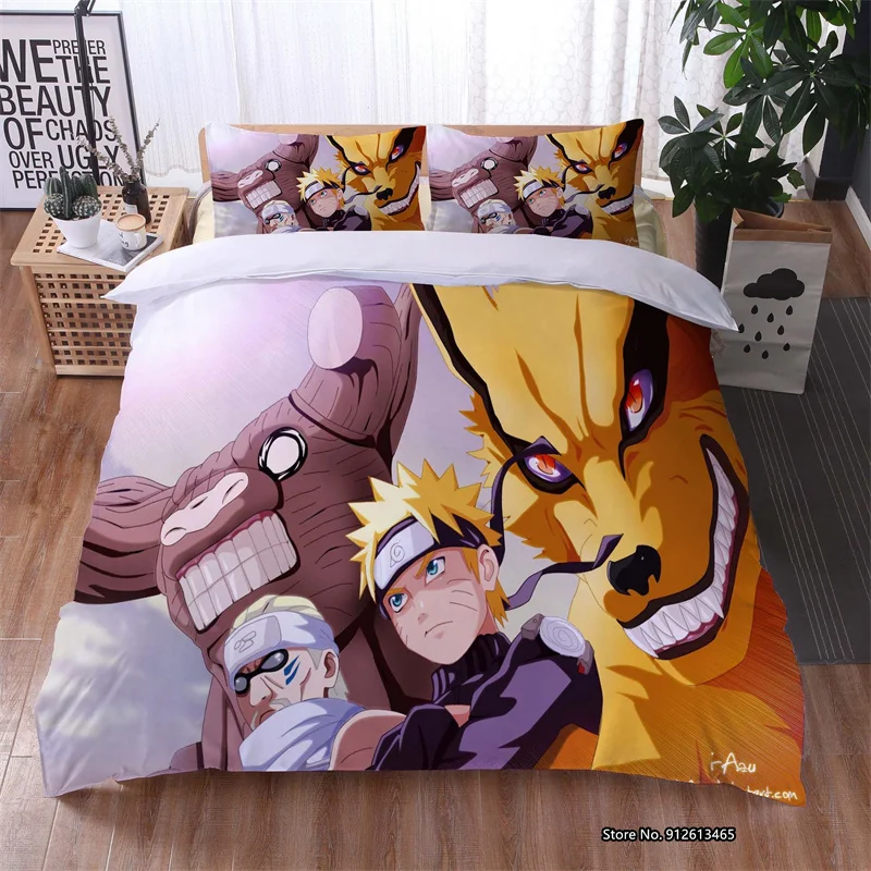 Animated Naruto Bedding Set Bedroom Decoration 3D Digital Printed Down Duvet Cover Pillowcase Home Textile
Animated Naruto Bedding Set Bedroom Decoration 3D Digital Printed Down Duvet Cover Pillowcase Home Textile