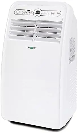 

Air Conditioner, 8000 BTU Compact AC Unit with Cooling, Dehumidifier, Fan, Remote Control and Window Mount Kit Included, White V