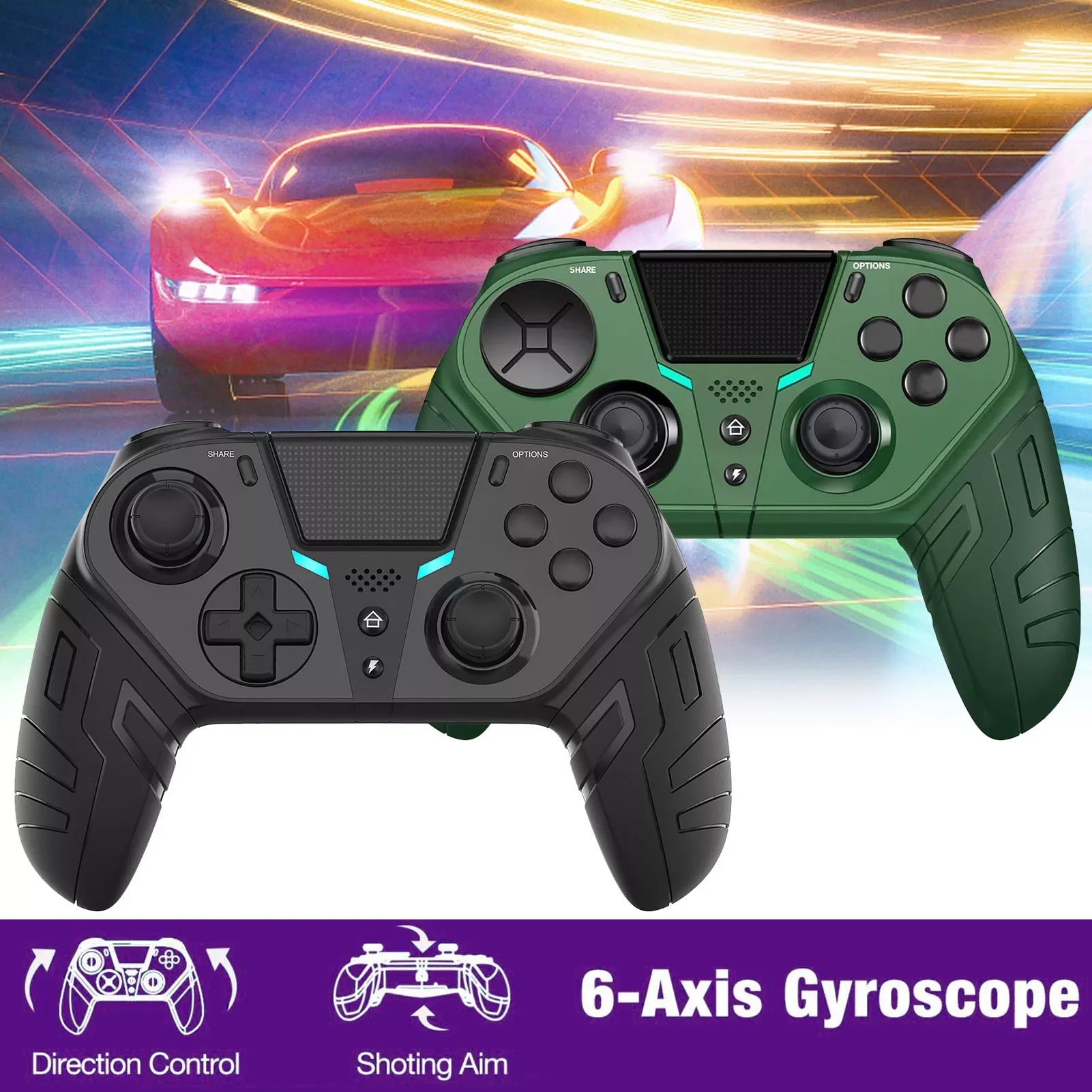 Wireless Controller Compatible With PS4 Dual Vibration Game Joystick Controller Game Controller With Cable For PS4 Gamepad
Wireless Controller Compatible With PS4 Dual Vibration Game Joystick Controller Game Controller With Cable For PS4 Gamepad