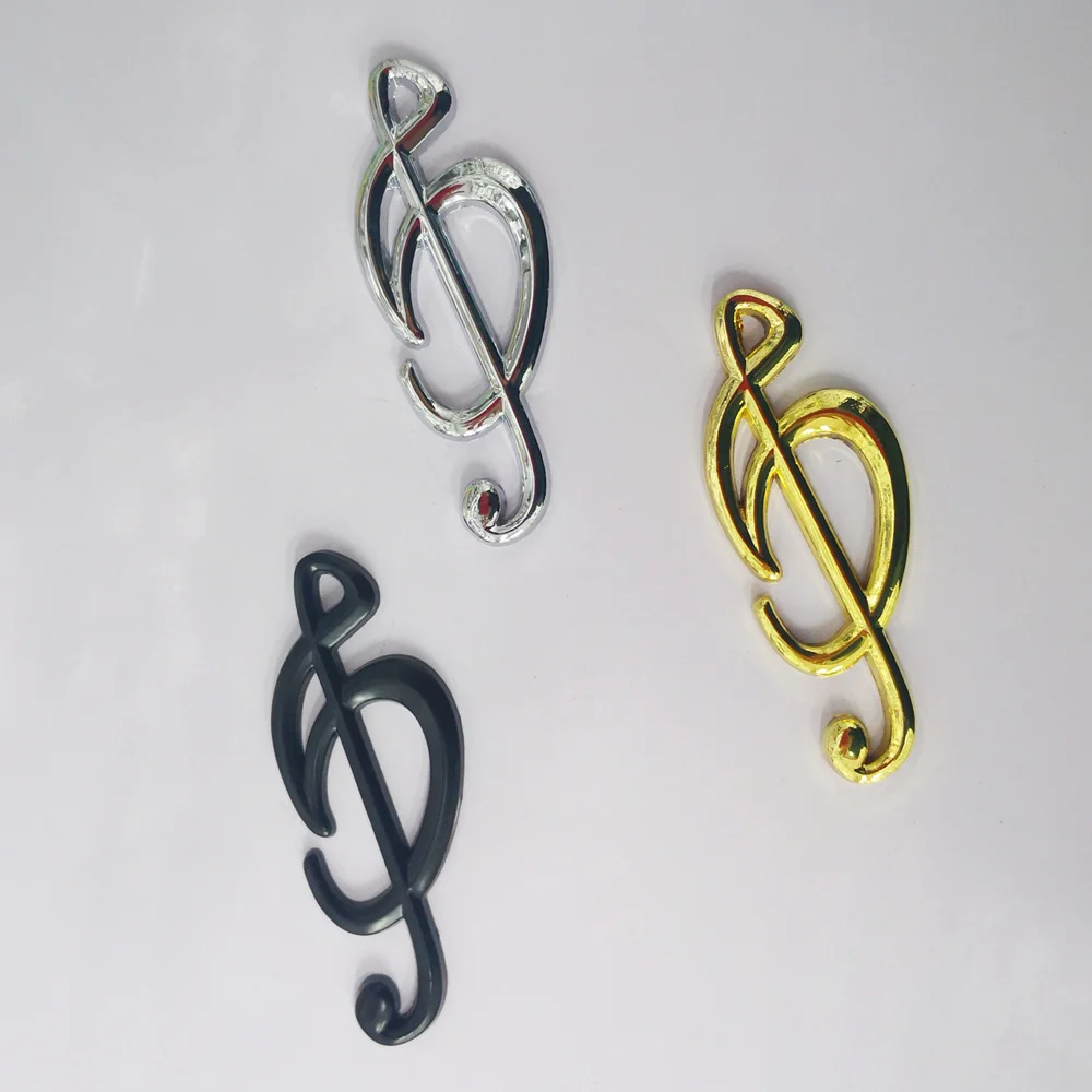 3D Musical Note Metal Car Sticker Universal Decoration Decal Auto Hood Fender trunk Rear Emblem Badge Nameplate Accessories
3D Musical Note Metal Car Sticker Universal Decoration Decal Auto Hood Fender trunk Rear Emblem Badge Nameplate Accessories