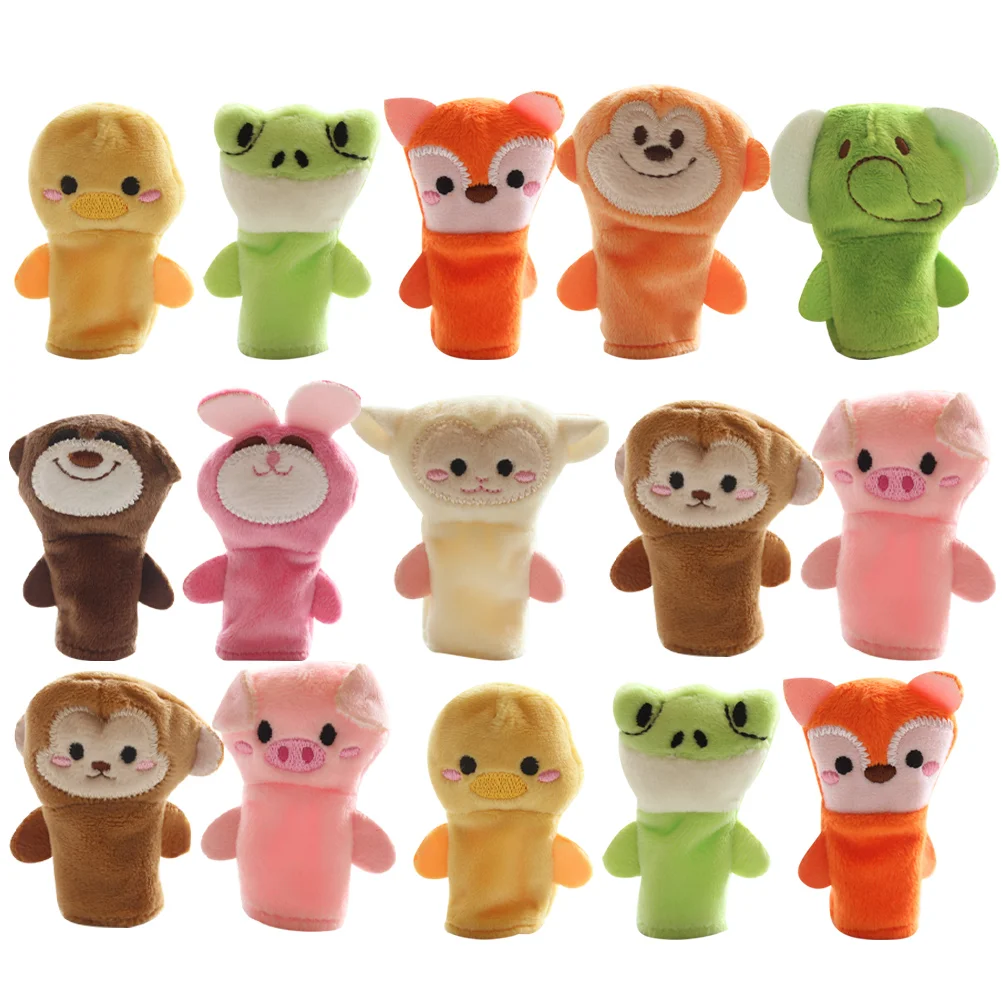 15pcs Finger Doll Lovely Interesting Finger Puppets Finger Animal for Toddler Children Kids 
15pcs Finger Doll Lovely Interesting Finger Puppets Finger Animal for Toddler Children Kids
