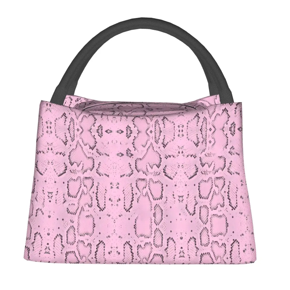 Pink Snakeskin Lunch Bag For Women Python Print Lunch Box Retro Office Cooler Bag Portable Zipper Oxford Tote Food Bags
Pink Snakeskin Lunch Bag For Women Python Print Lunch Box Retro Office Cooler Bag Portable Zipper Oxford Tote Food Bags
