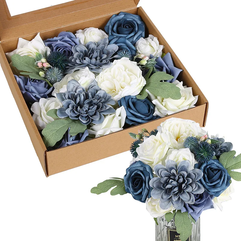 High Quality Artificial Silk Flowers Box for DIY Wedding Valentine's Day Birthday Gift Rose Fake Flower Bouquet for Home Decor
High Quality Artificial Silk Flowers Box for DIY Wedding Valentine's Day Birthday Gift Rose Fake Flower Bouquet for Home Decor