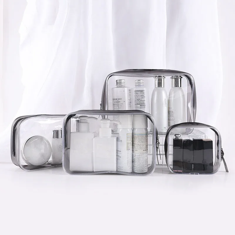 Women Fashion PVC Clear Travel Makeup Necessaries Functional Cosmetic Bags Organizer Zipper Makeup Case Pouch Toiletry Kit Bags
Women Fashion PVC Clear Travel Makeup Necessaries Functional Cosmetic Bags Organizer Zipper Makeup Case Pouch Toiletry Kit Bags