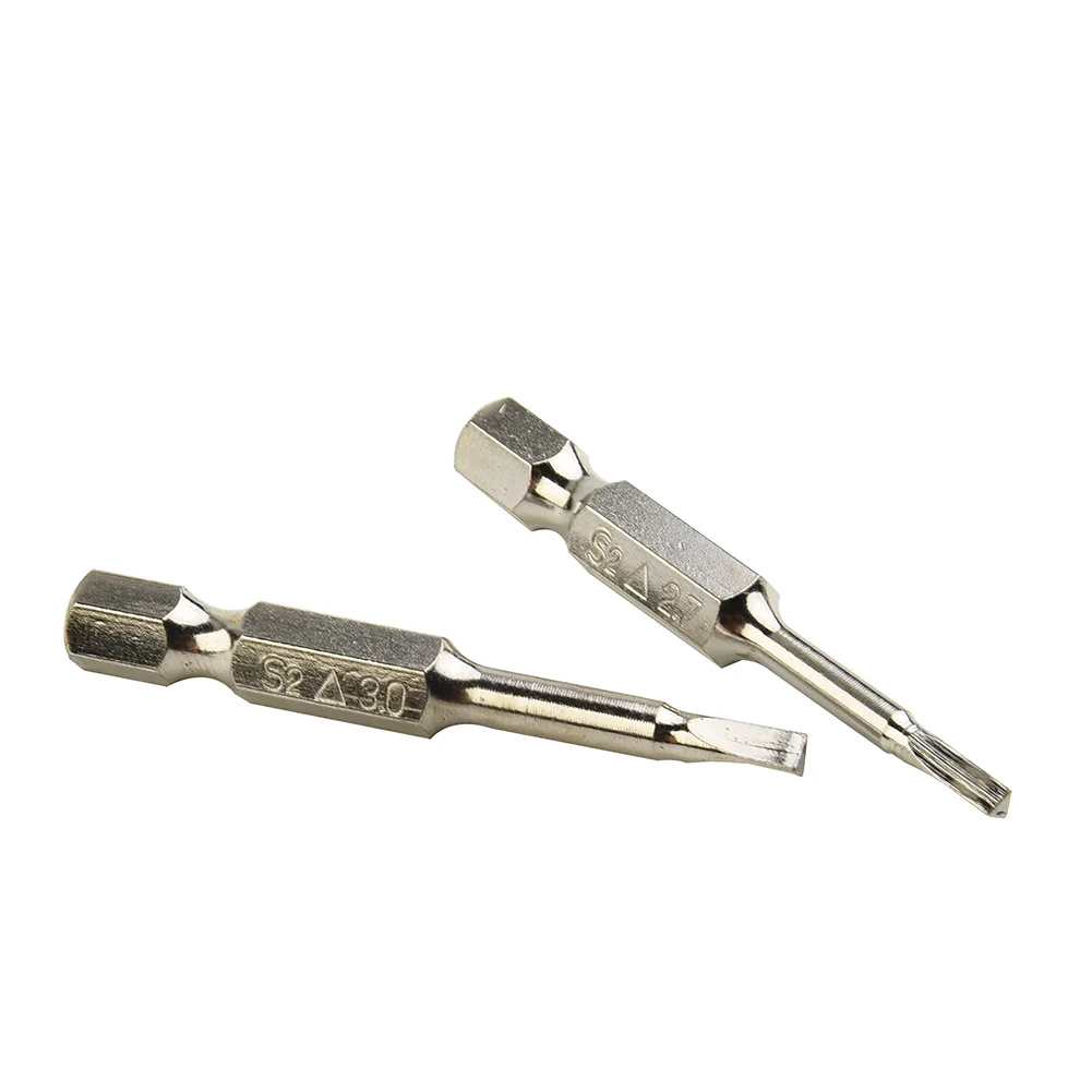 Replace 5Pcs Magnetic Triangle Head 1/4 Hex Shank Screwdriver Bit Tool Accessory 50mm Gadget Set Suitable Quality
Replace 5Pcs Magnetic Triangle Head 1/4 Hex Shank Screwdriver Bit Tool Accessory 50mm Gadget Set Suitable Quality