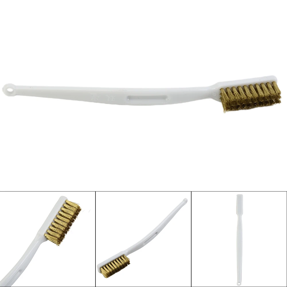 1PC Plastic Handle Brass Wire Brush Stainless Steel Nylon Metal Rust Cleaning Brush For Machine Polishing Dirt Cleaning
1PC Plastic Handle Brass Wire Brush Stainless Steel Nylon Metal Rust Cleaning Brush For Machine Polishing Dirt Cleaning