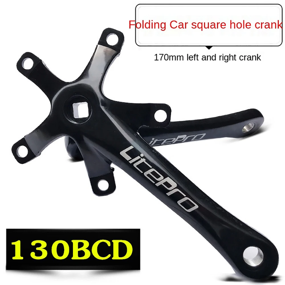 LP Square Hole Tooth Plate Litepro Crank 170mm Folding Bicycle Crank Bcd130mm Modified Single Plate Crank
LP Square Hole Tooth Plate Litepro Crank 170mm Folding Bicycle Crank Bcd130mm Modified Single Plate Crank