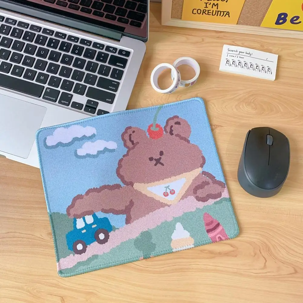 Mousepad Simple Cartoon Bear Design Flexible Cartoon Keyboard Mousepad for Desktop Mouse Mat Mouse Pad
Mousepad Simple Cartoon Bear Design Flexible Cartoon Keyboard Mousepad for Desktop Mouse Mat Mouse Pad
