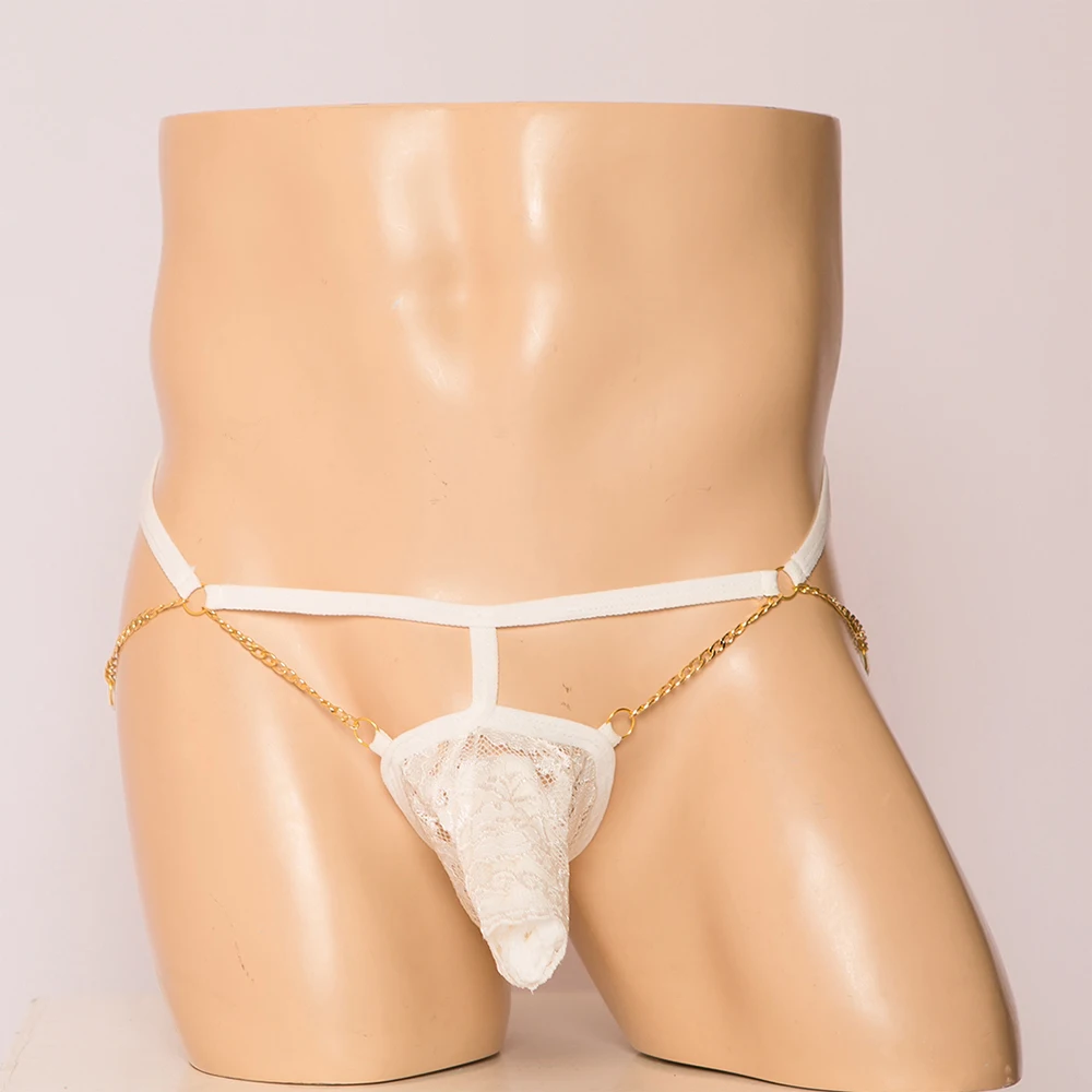 Трусики-стринги Jockstrap, кружевное нижнее белье с цепочкой, мужские прозрачные стринги, трусики, ажурное Эротическое нижнее белье
Трусики-стринги Jockstrap, кружевное нижнее белье с цепочкой, мужские прозрачные стринги, трусики, ажурное Эротическое нижнее белье