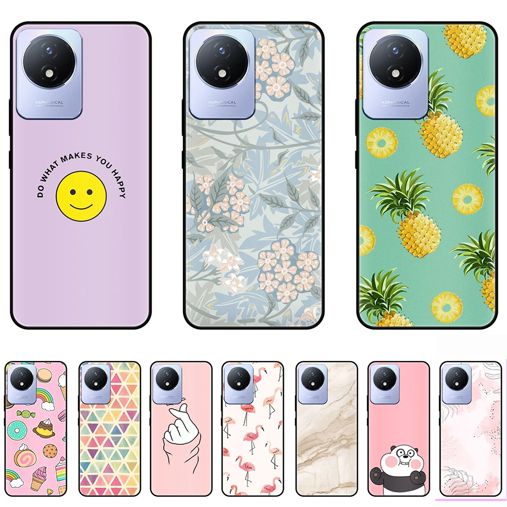 For Vivo Y02 Case Cute Clear Ultra-thin transparent 6.51inch Flexible shockproof Silicon Bumper Non-slip Shockproof
For Vivo Y02 Case Cute Clear Ultra-thin transparent 6.51inch Flexible shockproof Silicon Bumper Non-slip Shockproof