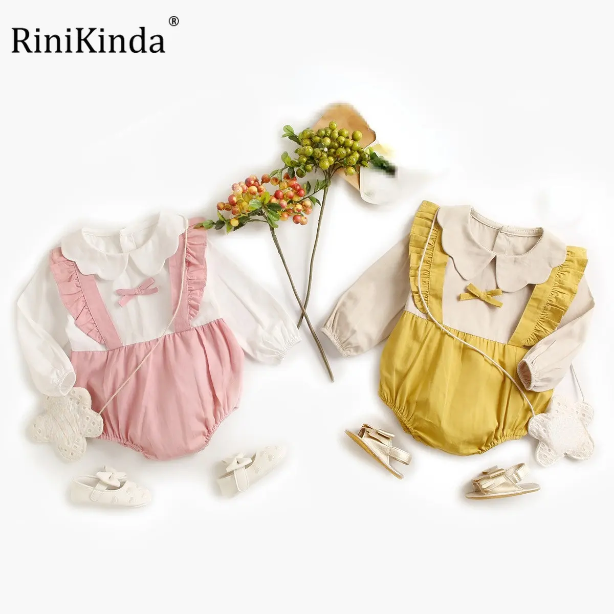 RiniKinda 2023 Spring Baby Girl Rompers Cotton Long Sleeve Newborn Infant Romper Jumpsuit Patchwork Color Baby Clothing
RiniKinda 2023 Spring Baby Girl Rompers Cotton Long Sleeve Newborn Infant Romper Jumpsuit Patchwork Color Baby Clothing