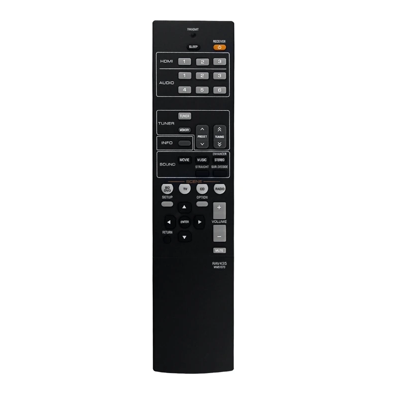 RAV435 WW51070 Remote For Yamaha Home Theater Audio/Video Receiver HTR-2064 YHT-196 HTR2064SZ NS-B20 NS-C20 Remote Control
RAV435 WW51070 Remote For Yamaha Home Theater Audio/Video Receiver HTR-2064 YHT-196 HTR2064SZ NS-B20 NS-C20 Remote Control