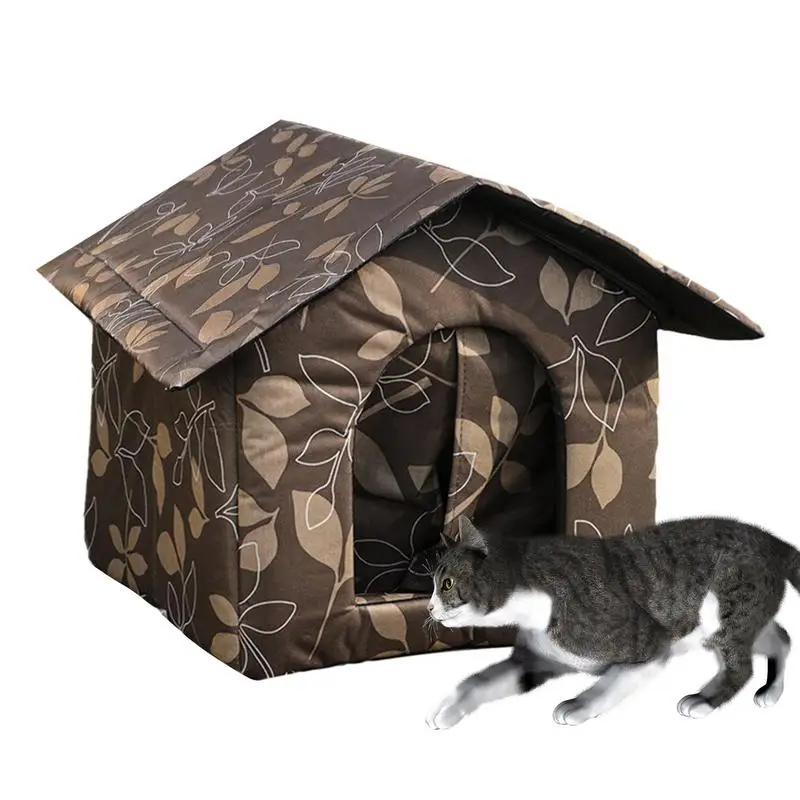 

Waterproof Outdoor Pet House Thickened Cat Nest Tent Cabin Pet Bed Tent Shelter Cat Kennel Portable Travel Nest Pet Carrier