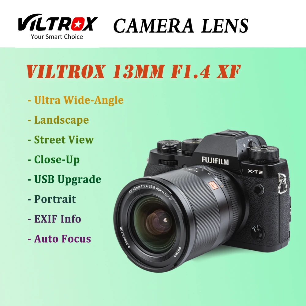 

VILTROX Lens 13mm 23mm 33mm 56mm F1.4 X Auto Focus Large Aperture APS-C Lens for Fujifilm Fuji Lens X Mount X-T4 X30 Camera Lens