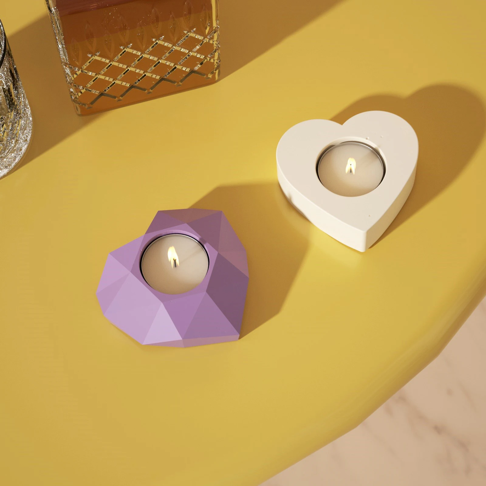 Hearts Shaped Candle Holder Silicone Mold for Cement Decorative Tealight Candlestick Holder Concrete Mould Nordic Home Decor
Hearts Shaped Candle Holder Silicone Mold for Cement Decorative Tealight Candlestick Holder Concrete Mould Nordic Home Decor