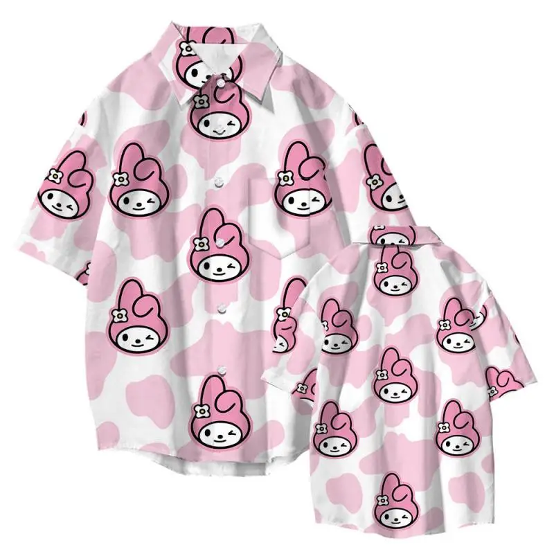 Sanrio My Melody Short-Sleeved Shirt Girl Kawaii Summer New Loose Short-Sleeved Cartoon Niche All-Match Ins Couple Top Shirt
Sanrio My Melody Short-Sleeved Shirt Girl Kawaii Summer New Loose Short-Sleeved Cartoon Niche All-Match Ins Couple Top Shirt