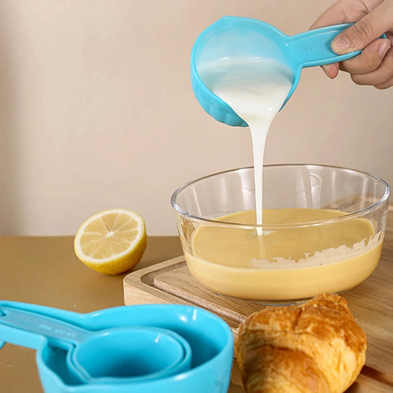 4Pcs Multi Purpose Measuring Spoons/Cup Cake Baking Spoon Plastic Handle Kitchen Gadgets Measuring Tools Set
4Pcs Multi Purpose Measuring Spoons/Cup Cake Baking Spoon Plastic Handle Kitchen Gadgets Measuring Tools Set