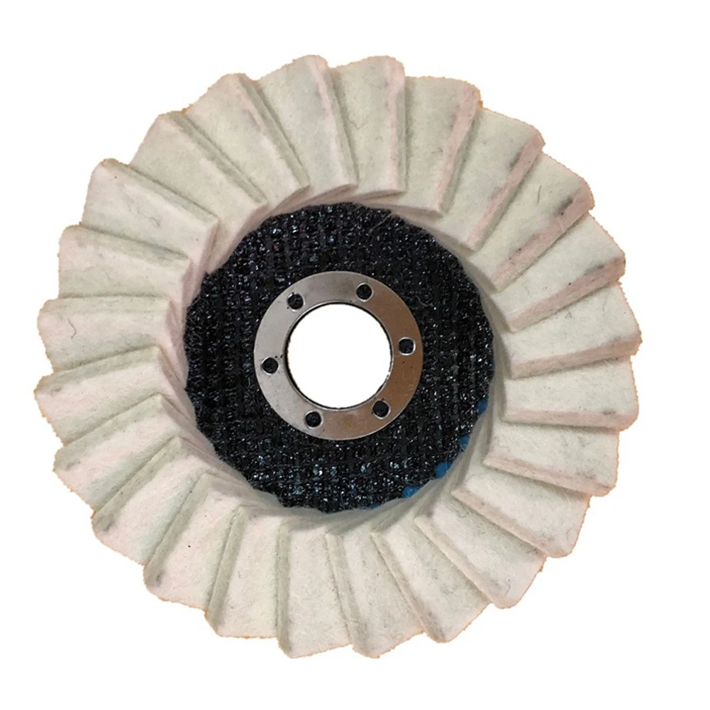 115mm Polishing Wheels 4.5inch Flap Felt Louver Disc Angle Grinder Wool Buffing Wheel Metal Waxing Polishing Disc
115mm Polishing Wheels 4.5inch Flap Felt Louver Disc Angle Grinder Wool Buffing Wheel Metal Waxing Polishing Disc