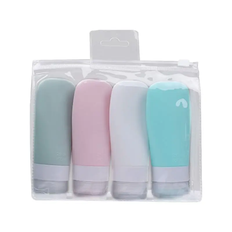 Travel Clamshell Refillable Empty Squeeze Bottle Silicone Lotion Packing Tube Drop Shipping
Travel Clamshell Refillable Empty Squeeze Bottle Silicone Lotion Packing Tube Drop Shipping