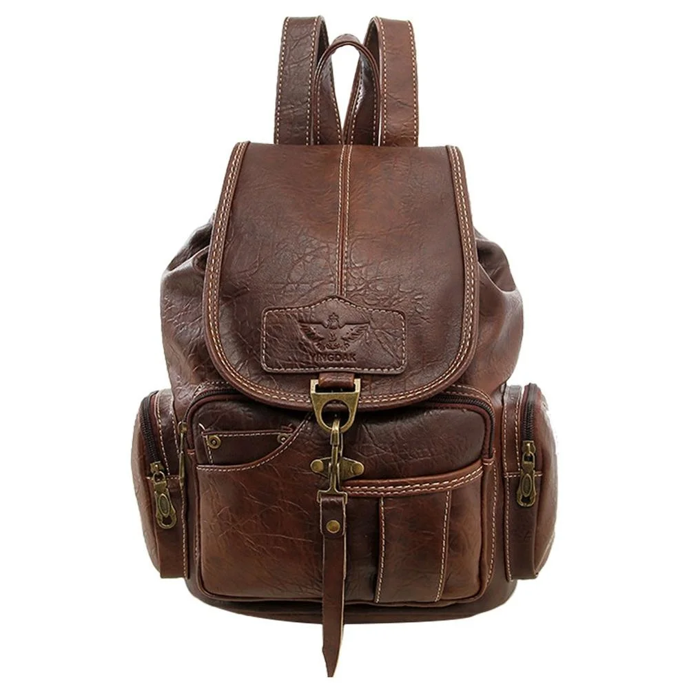 Backpack Student Shoulder Bag Practical Large-capacity Travel Bag Women PU Leather Rucksack Black Brown Knapsack Fashion
Backpack Student Shoulder Bag Practical Large-capacity Travel Bag Women PU Leather Rucksack Black Brown Knapsack Fashion