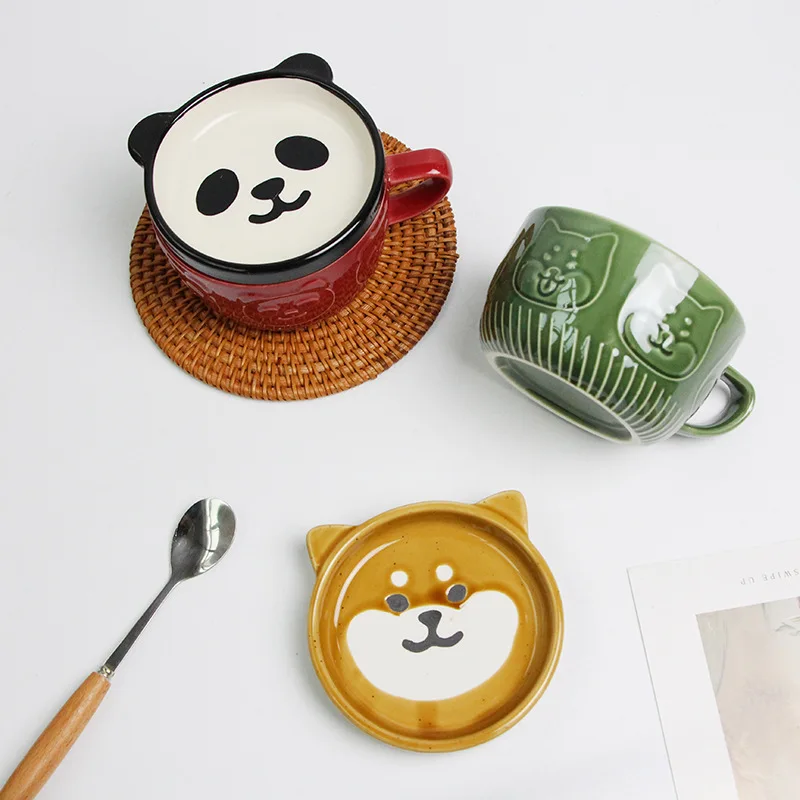 Japanese Style Cartoon Shiba Inu Panda Breakfast Milk Cup with Lid Ceramic Coffee Cup Home Cute Kids Mug Couple Mug Home Decor
Japanese Style Cartoon Shiba Inu Panda Breakfast Milk Cup with Lid Ceramic Coffee Cup Home Cute Kids Mug Couple Mug Home Decor