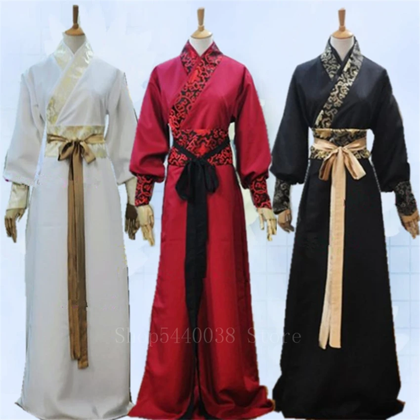 

Женский элегантный китайский костюм ханьфу, традиционный танцевальный костюм старой династии ханьцев, женская одежда для выступления на с...