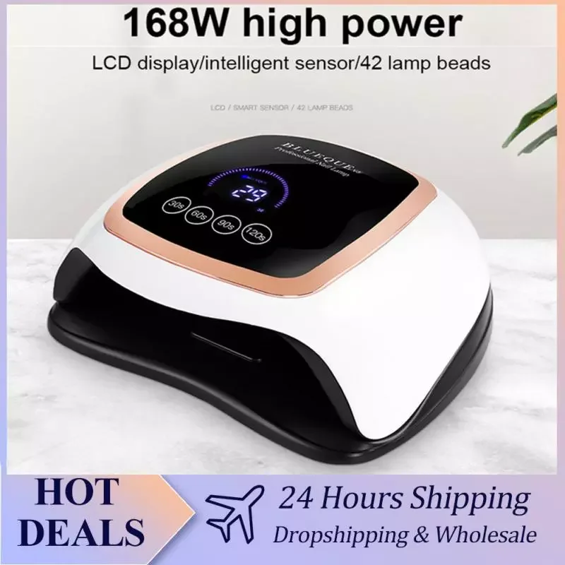 NEW2023 42 Pcs LED Nail Lamp 30s/60s/90s/120s For Drying All Nail Gel Polish With Large LCD Touch Smart Sensor Manicure Sharon T
NEW2023 42 Pcs LED Nail Lamp 30s/60s/90s/120s For Drying All Nail Gel Polish With Large LCD Touch Smart Sensor Manicure Sharon T