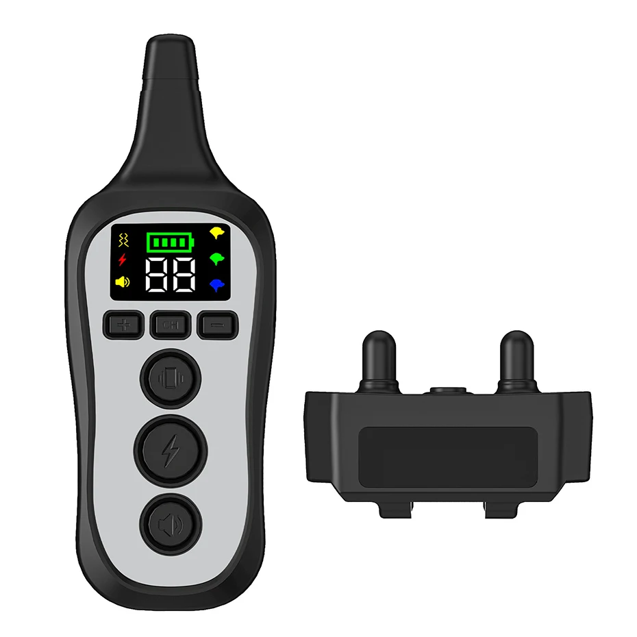 Intelligent remote control dog training collar with Remote Suitable Small Large Dogs Bark Deterrents Trainings Collars For Dogs
Intelligent remote control dog training collar with Remote Suitable Small Large Dogs Bark Deterrents Trainings Collars For Dogs