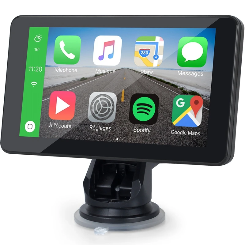 7-дюймовый монитор Carplay, портативная беспроводная навигация CarPlay для автомобиля, универсальный дисплей, Совместимость с Android и Siri
7-дюймовый монитор Carplay, портативная беспроводная навигация CarPlay для автомобиля, универсальный дисплей, Совместимость с Android и Siri