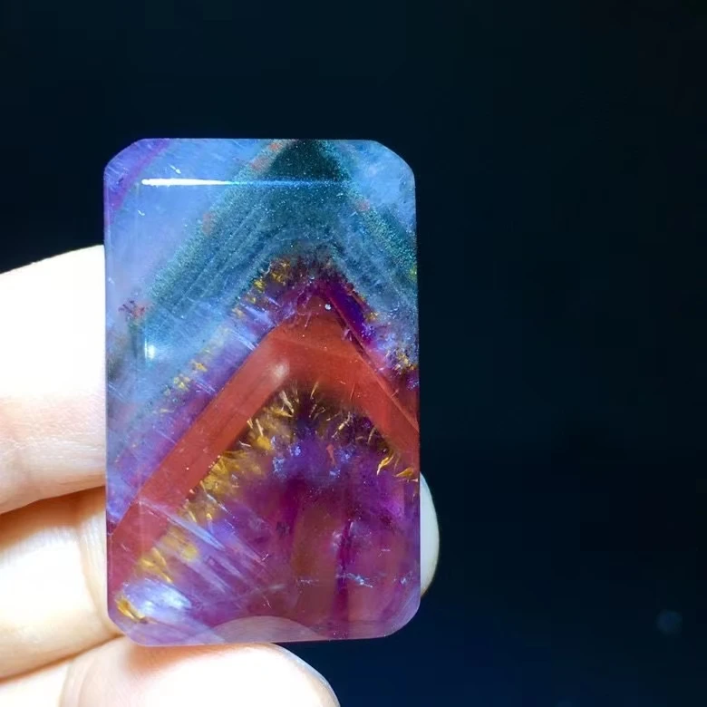 Natural Purple Cacoxenite Red Auralite 23 Pendant 31/19.5mm Gold Rutilated Canada Women Men Necklace Jewelry AAAAA
Natural Purple Cacoxenite Red Auralite 23 Pendant 31/19.5mm Gold Rutilated Canada Women Men Necklace Jewelry AAAAA