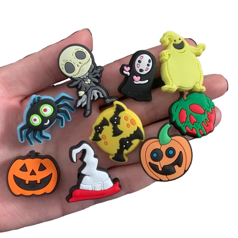 Hot Sale 1 Piece Pumpkin Lanternl Horror Festiva Style Shoes Funny DIY Shoe Accessories Sandals Buckle PVC Gifts Crocodile Jibz
Hot Sale 1 Piece Pumpkin Lanternl Horror Festiva Style Shoes Funny DIY Shoe Accessories Sandals Buckle PVC Gifts Crocodile Jibz