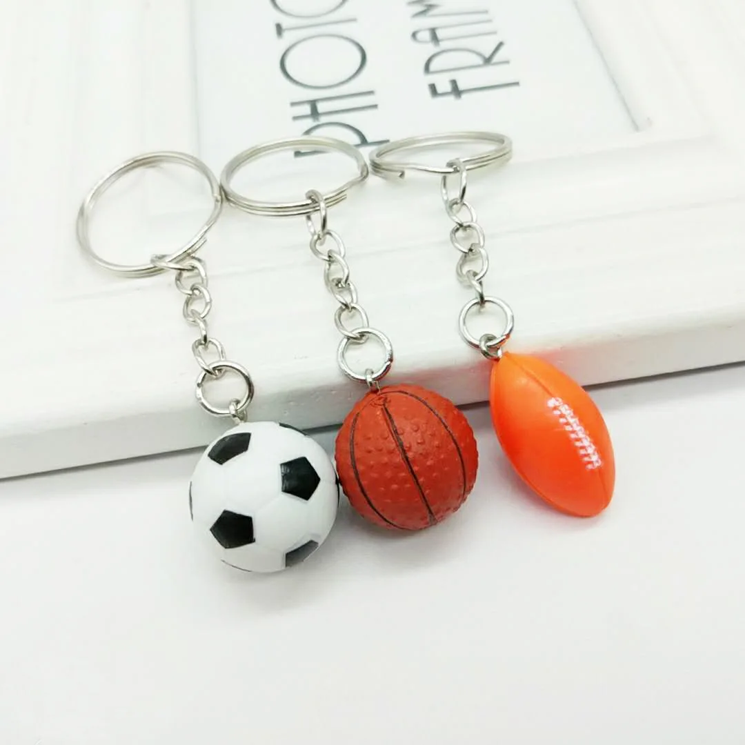 Fashion PVC Football Basketball Rugby Keychain Creative Mini Simulation Sports Ball Keychain Personality Backpack Car Pendant
Fashion PVC Football Basketball Rugby Keychain Creative Mini Simulation Sports Ball Keychain Personality Backpack Car Pendant