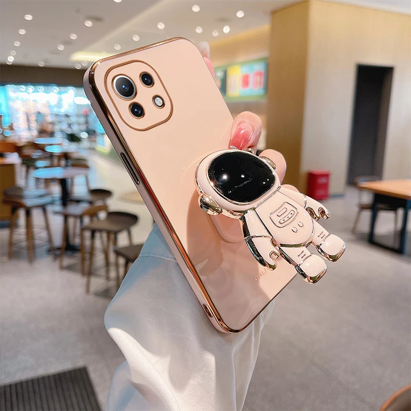Mi 11 Lite Mi11Lite Case Plating Silicone Astronaut Folding Stand Holder Soft Case For Xiaomi Mi 11 Mi 11t 11 T Mi11t Pro Cover
Mi 11 Lite Mi11Lite Case Plating Silicone Astronaut Folding Stand Holder Soft Case For Xiaomi Mi 11 Mi 11t 11 T Mi11t Pro Cover
