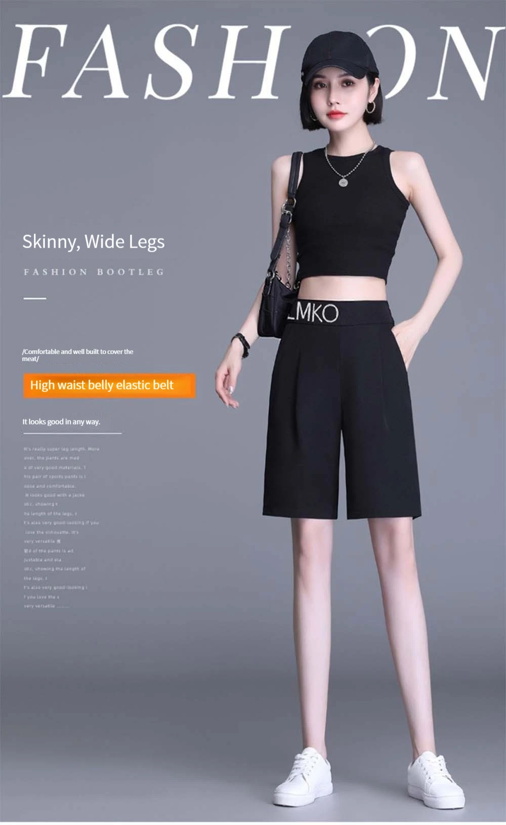 Spring and summer suit shorts women's high waist thin loose large straight tube five minutes casual pants y2k clothes pantalones
Spring and summer suit shorts women's high waist thin loose large straight tube five minutes casual pants y2k clothes pantalones