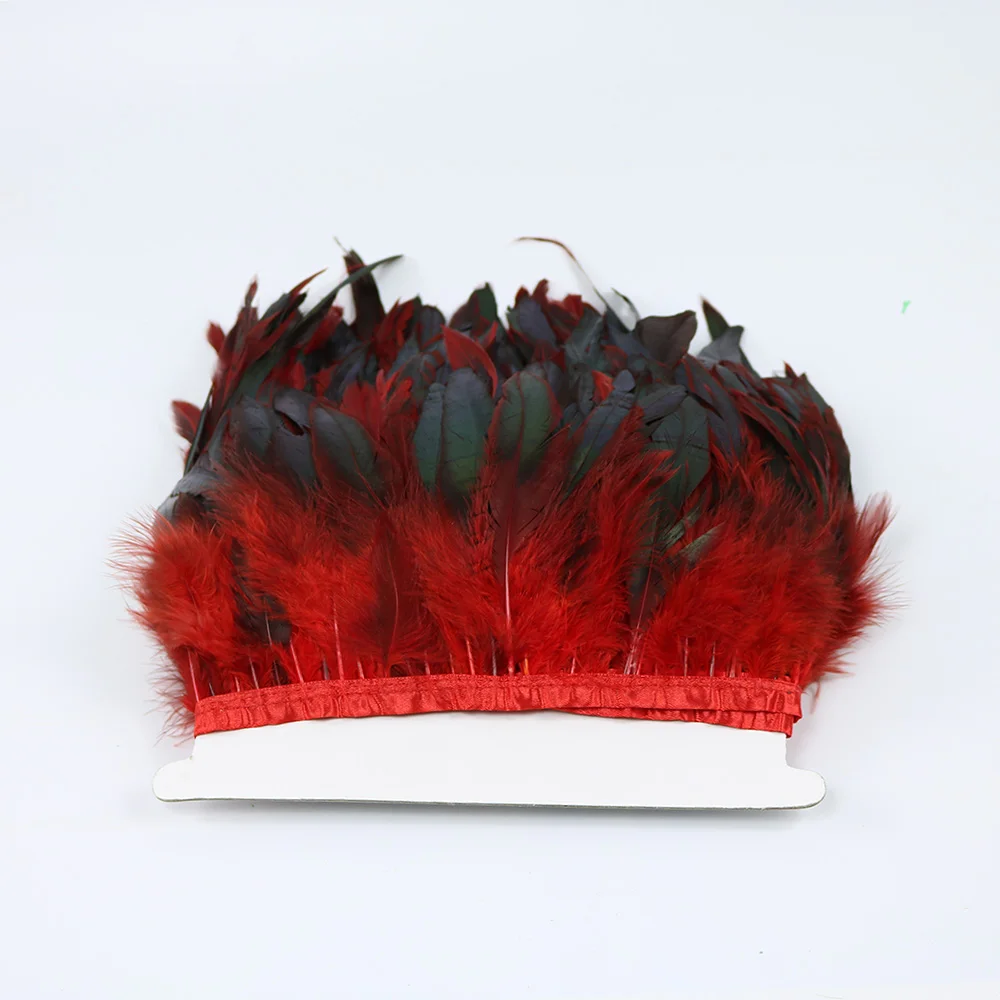 10M Long Chicken Feathers 15-20cm Trim, Dyed Rooster Feathers Ribbon Craft For Sewing party Dresses Decoration Accessories
10M Long Chicken Feathers 15-20cm Trim, Dyed Rooster Feathers Ribbon Craft For Sewing party Dresses Decoration Accessories