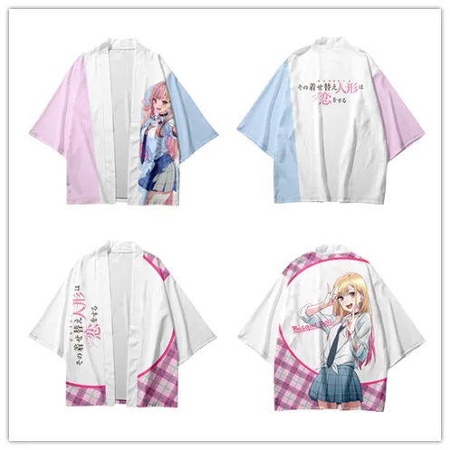My Dress-Up Darling Kimono Cardigan Cloak Cosplay Costume Anime Men Women 3D Printed Casual Coat
My Dress-Up Darling Kimono Cardigan Cloak Cosplay Costume Anime Men Women 3D Printed Casual Coat